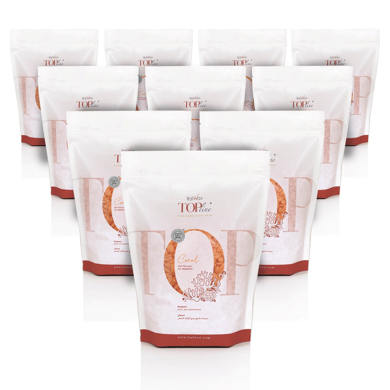 Case of Hard Wax Coral Top Line - Box 10 pcs